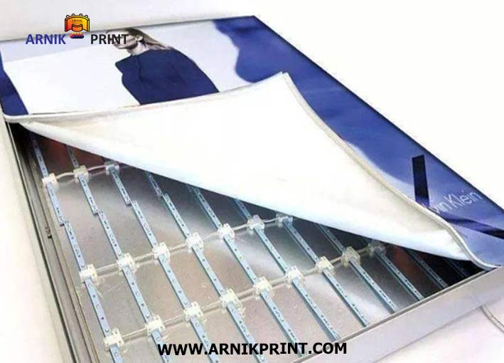 لایت-باکس-فریم-لس-پارچه-ای-3 قیمت لایت باکس