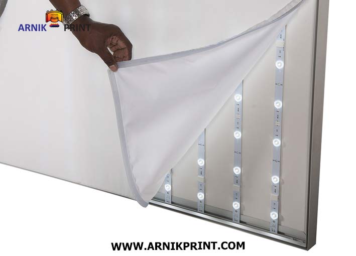 لایت-باکس-فریم-لس-پارچه-ای-8 چاپ لایت باکس